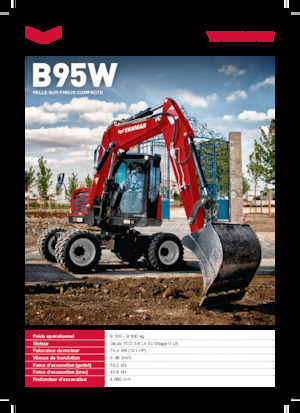 Koparki kołowe Yanmar B95W Zirkular 