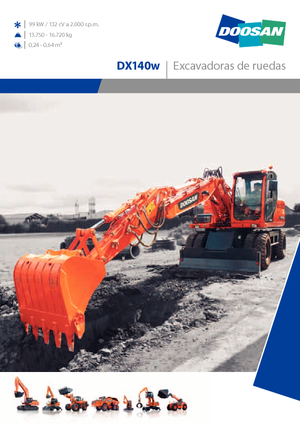 Koparki kołowe Doosan DX 140 W
