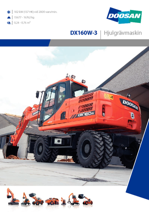 Koparki kołowe Doosan DX160W-3