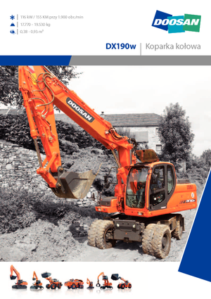 Koparki kołowe Doosan DX 190 W