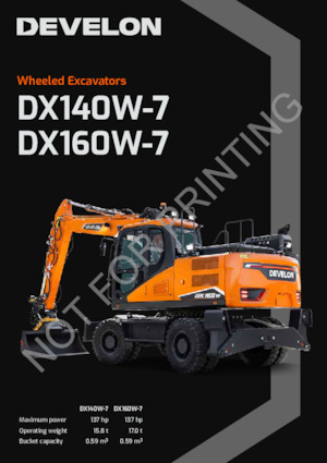 Koparki kołowe Develon DX140W-7 