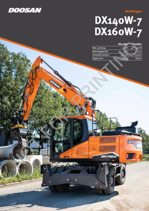 Koparki kołowe Doosan DX140W-7
