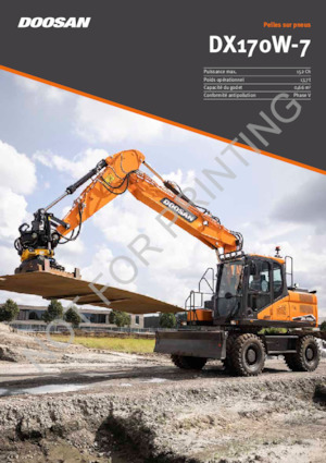 Koparki kołowe Doosan DX170W-7