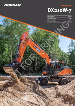Koparki kołowe Doosan DX210W-7