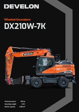 Koparki kołowe Develon DX210W-7K