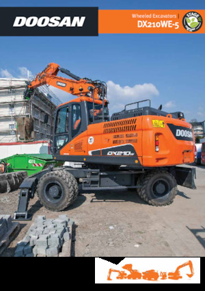 Koparki kołowe Doosan DX210WE-5