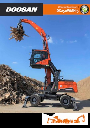 Koparki do prac przeładunkowych Doosan DX250WMH-5