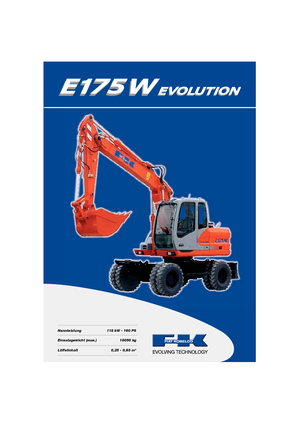 Koparki kołowe Fiat Kobelco E 175 WT