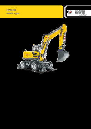 Koparki kołowe Wacker Neuson EW 100