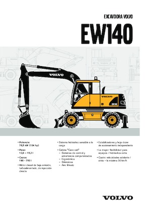 Koparki kołowe Volvo EW140