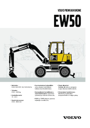 Koparki kołowe Volvo EW50V
