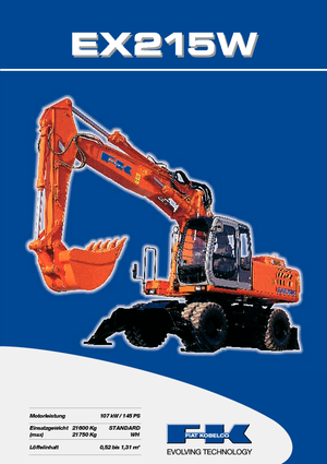 Koparki kołowe Fiat Kobelco EX 215 WT