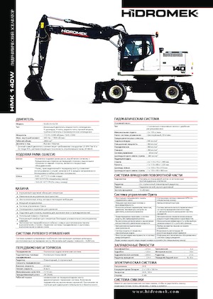 Koparki kołowe Hidromek HMK 140 W