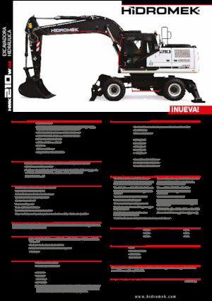 Koparki kołowe Hidromek HMK 210 W