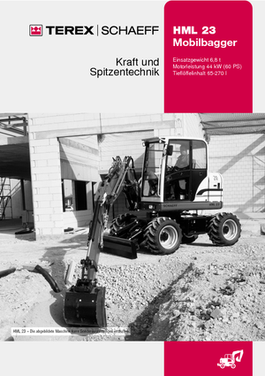 Koparki kołowe Terex-Schaeff HML 23