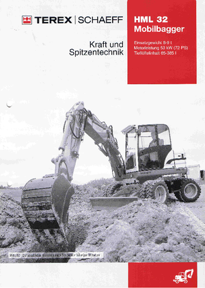 Koparki kołowe Terex-Schaeff HML 32