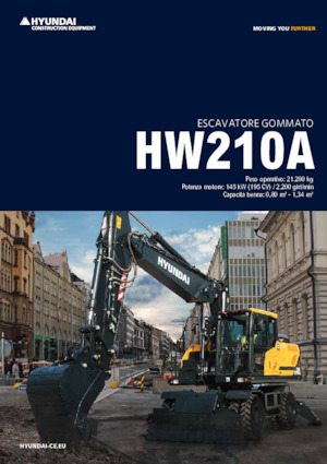 Koparki kołowe Hyundai HW210A