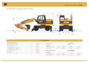 Koparki kołowe JCB JS 130 W
