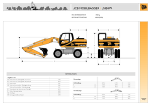 Koparki kołowe JCB JS 130 W