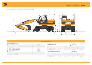 Koparki kołowe JCB JS 145 W