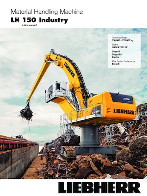 Koparki do prac przeładunkowych Liebherr LH 150 M Industry Litronic