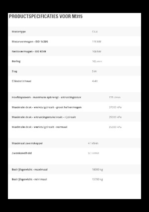 Koparki kołowe Caterpillar M315