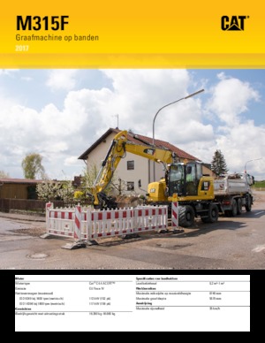 Koparki kołowe Caterpillar M315F