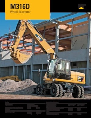 Koparki kołowe Caterpillar M316D