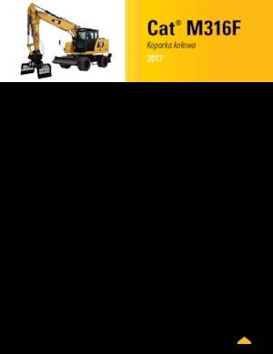 Koparki kołowe Caterpillar M316F