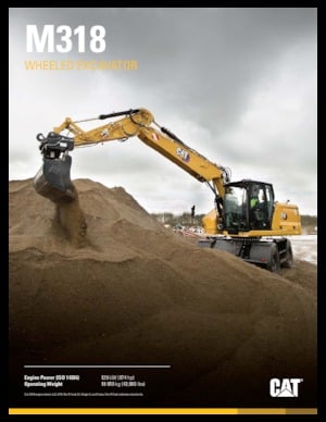 Koparki kołowe Caterpillar M318
