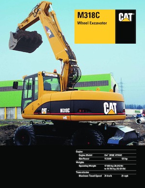Koparki kołowe Caterpillar M318C