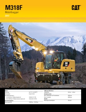 Koparki kołowe Caterpillar M318F