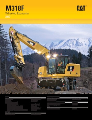 Koparki kołowe Caterpillar M318F
