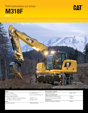 Koparki kołowe Caterpillar M318F