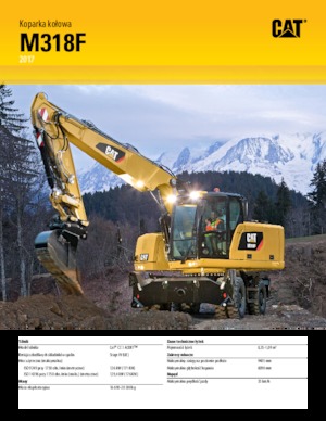 Koparki kołowe Caterpillar M318F