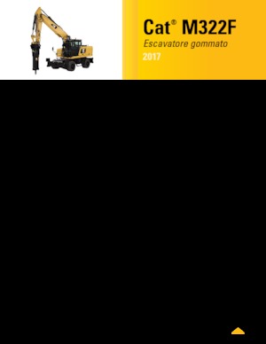 Koparki kołowe Caterpillar M322F