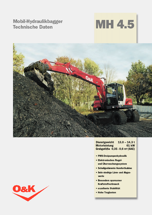 Koparki kołowe O&K MH 4.5