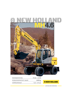 Koparki kołowe New Holland MH 4.6