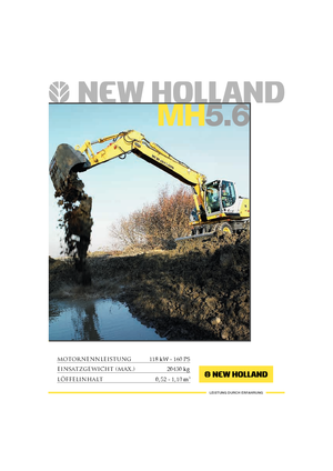 Koparki kołowe New Holland MH 5.6