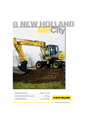 Koparki kołowe New Holland MH City