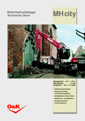 Koparki kołowe O&K MH CITY