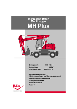 Koparki kołowe O&K MH PLUS B