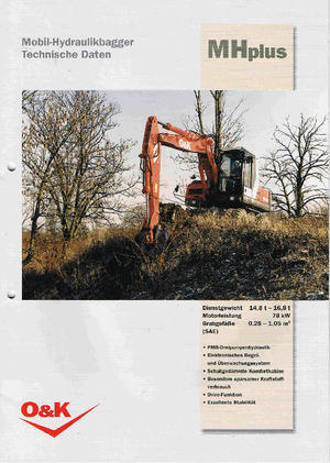 Koparki kołowe O&K MH PLUS