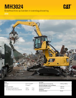 Koparki do prac przeładunkowych Caterpillar MH3024