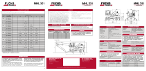Koparki do prac przeładunkowych Terex-Fuchs MHL 331