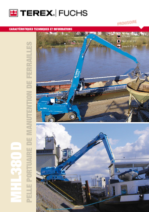 Koparki do prac przeładunkowych Terex-Fuchs MHL 380 D