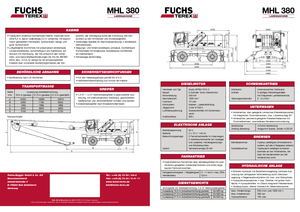 Koparki do prac przeładunkowych Terex-Fuchs MHL 380