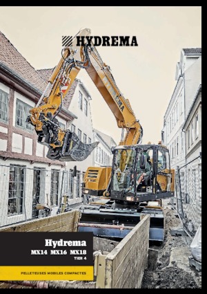 Koparki kołowe Hydrema MX 14