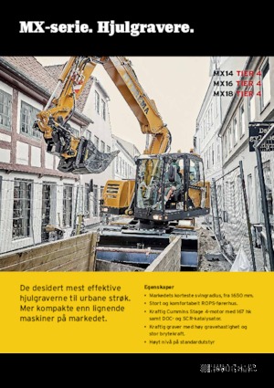 Koparki kołowe Hydrema MX 14