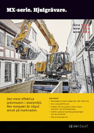 Koparki kołowe Hydrema MX 14